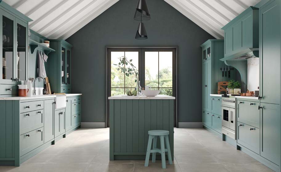 Arden painted Shaker kitchen