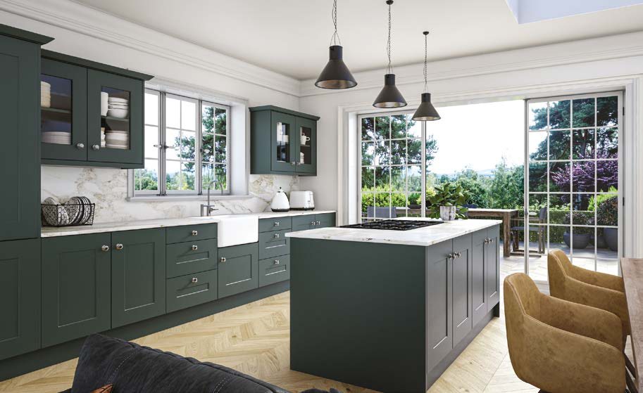 Buxton Plain Shaker Shaker kitchen
